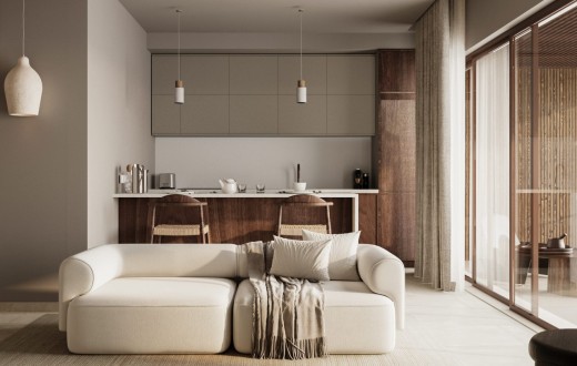 1-Bedroom Apartments in Paje for Sale