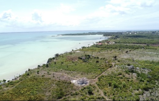 Oceanfront plot for sale in Michamvi