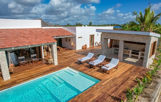 High-end private pool villa in Jambiani