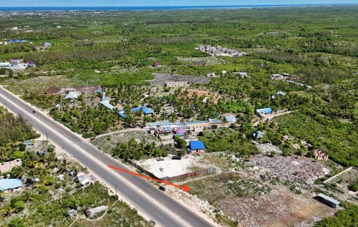 Prime Main Road Plot: Paje-Town