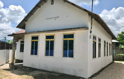A semi-finished house for sale