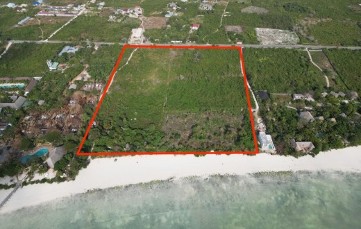 Prime Beachfront Land - 5.5 ha Jambiani